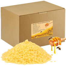 TRINIDa Beeswax Pellets 4.53kg, Yellow Bees Wax for DIY Candles, Beeswax for Candle Making, Skin, Body, Face, and Hair Care, Lotions, DIY Creams, Lip