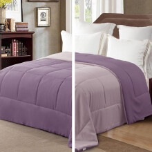 Exclusivo Mezcla 4.5 Tog Double Size Duvet All Seasons, Ultra Soft Reversible Coverless Duvet Queen Comforter, Lightweight and Machine Washable,