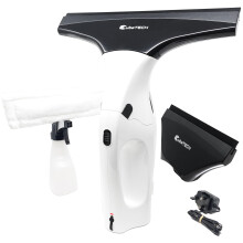 CubeTECH CTWV2 Cordless Vacuum Cleaner - Handheld Vacuum Cordless Rechargeable Power Kit (Microfibre Cloth & Window Squeegee Vacuum) Cleaning