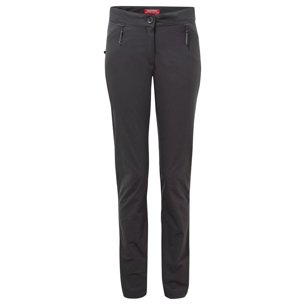(14 UK R, Charcoal) Craghoppers Womens/Ladies NosiLife Pro Slim Trousers