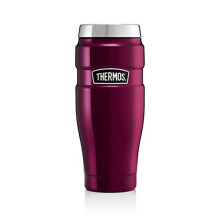Thermos 161534 Stainless King Travel Tumbler, Raspberry, 470 ml, 1 Count (Pack of 1)
