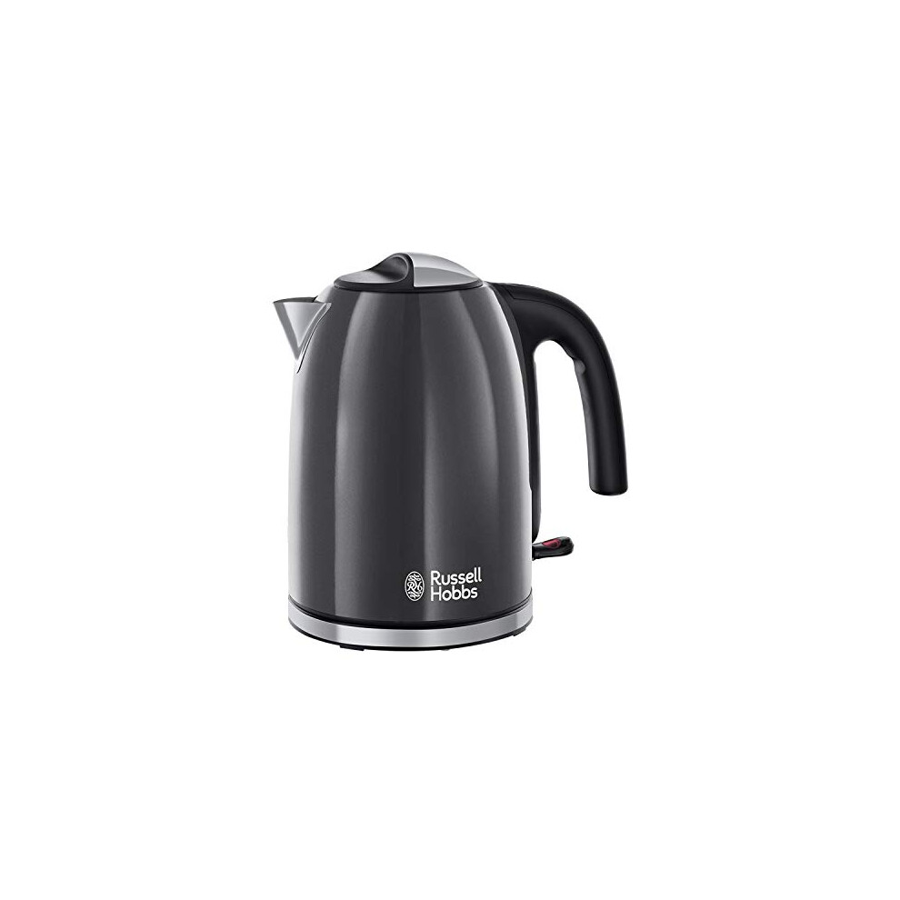 Russell Hobbs 20414 Stainless Steel Electric Kettle, 1.7 Litre, Grey