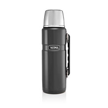 Thermos Serving Cup Flask, Gun Metal, 9.4 x 10.5 x 31 cm