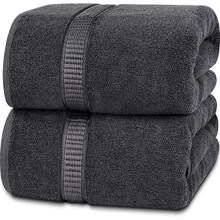 Utopia Towels - Premium Jumbo Bath Sheet (90 x 180 cm, 2 Pack) - 100% Ring Spun Cotton Highly Absorbent and Quick Dry Extra Large Bath Sheet - Super