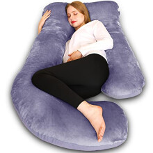 Chilling Home Pregnancy Pillow, 55 inches Maternity Pillow for Pregnant Women, Comfortable J Shaped Full Body Pillow Pregnancy Pillows for Sleeping,