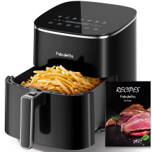 FABULETTA 5.7L Air Fryer, 11 One-Touch Functions, 230? Fast Cooking, 1950W, 95% Less Oil, Roast, Bake, Crisps, Broil and Air Fry for Easy Meals, SHAKE