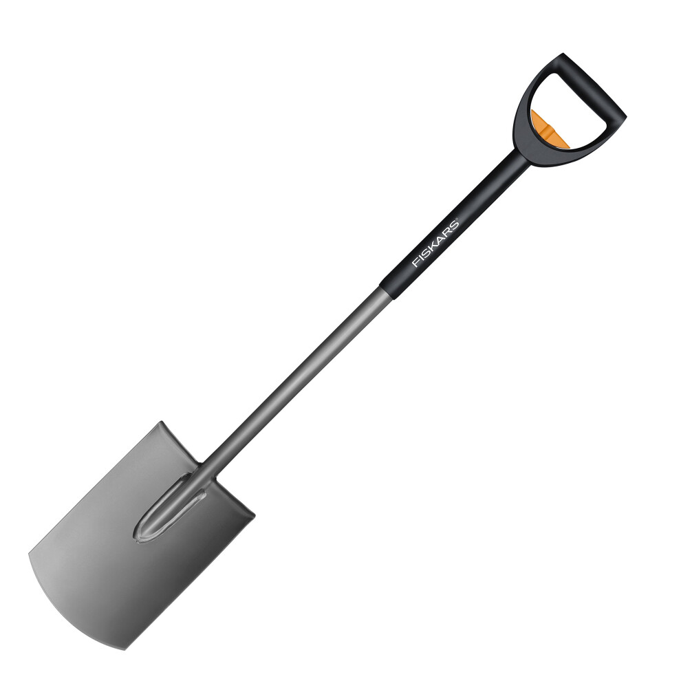 Fiskars SmartFit Edging & Planting Spade, Length: 105-125 cm, Boron steel, Black/Silver, 1000620