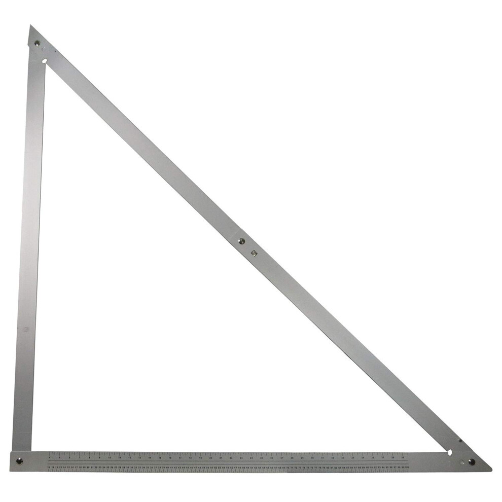 Faithfull FAIFS1200 Aluminium Folding Builders Square 1200mm (48in) With Carry Case