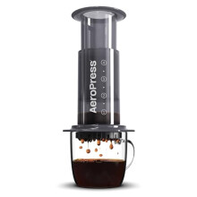 AeroPress Coffee and Espresso Maker - Quickly Makes Delicious Coffee Without Bitterness - 1 to 3 Cups Per Pressing,Black