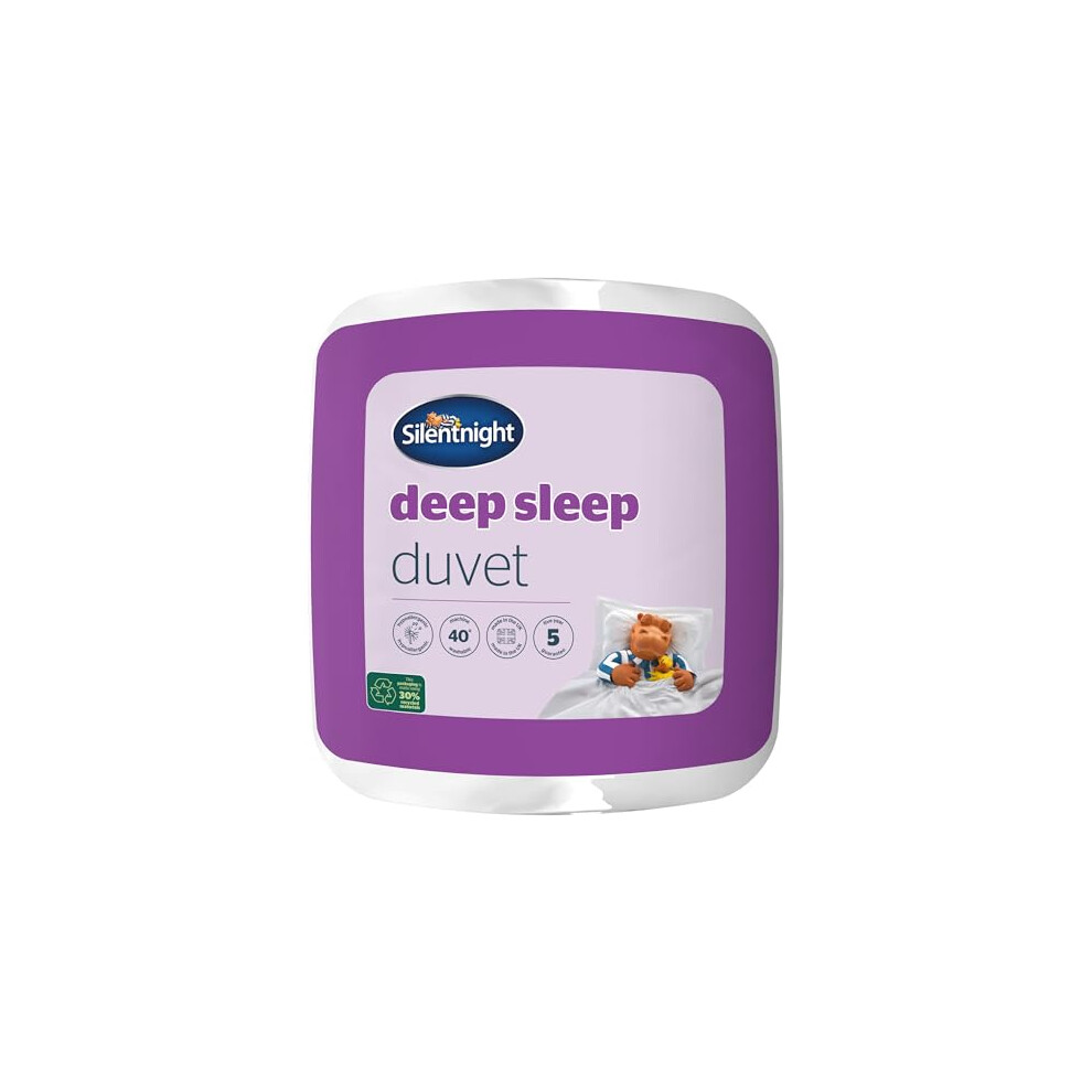 Silentnight Deep Sleep Super King Duvet 13.5 Tog ? Winter Warm Soft and Comfortable Quilt Duvet Ideal for Cold Nights ? Hypoallergenic and Machine