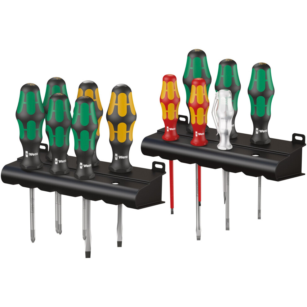 Wera XXL Kraftform Plus All-Round Screwdriver Set, PH/PZ/SL, 12PC, 05051010001