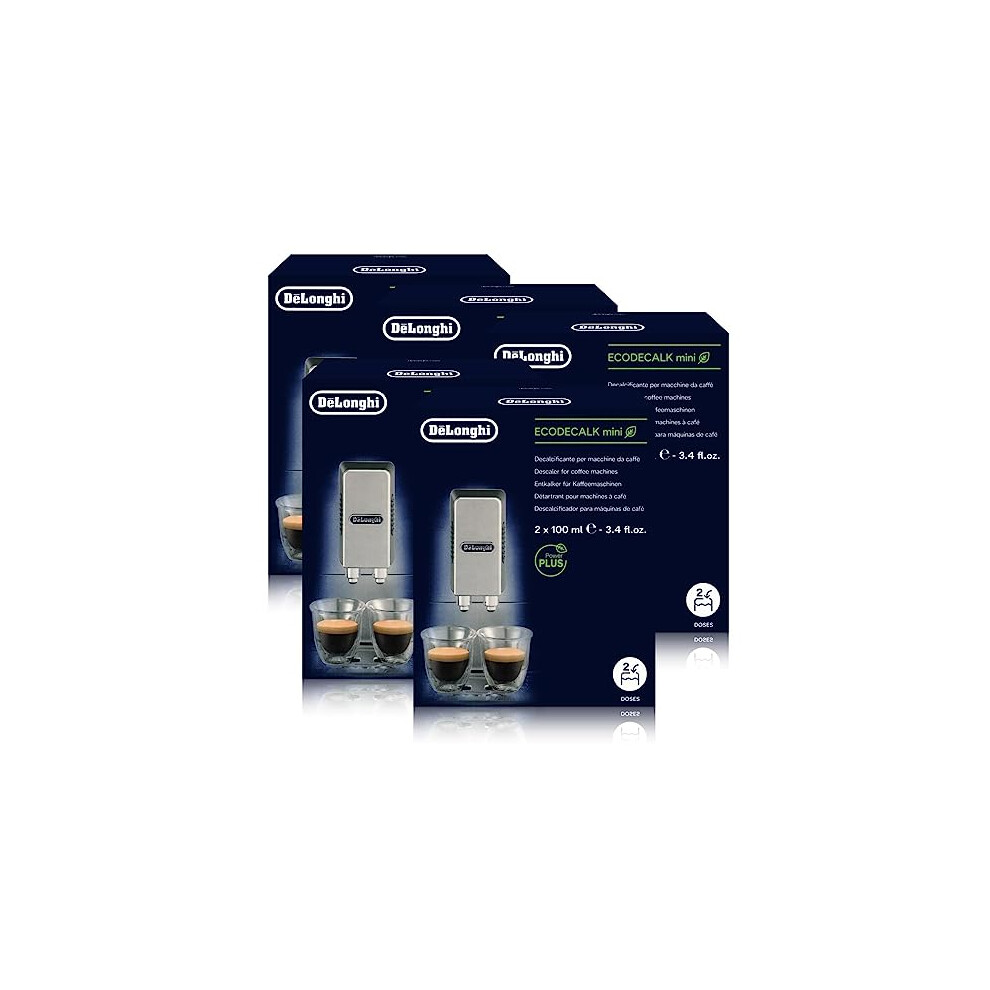 DeLonghi decalcifier EcoDecalk, mini value pack,10x 100 ml, suitable for fully automated coffee machines, no: 5513292821 Nokalk.