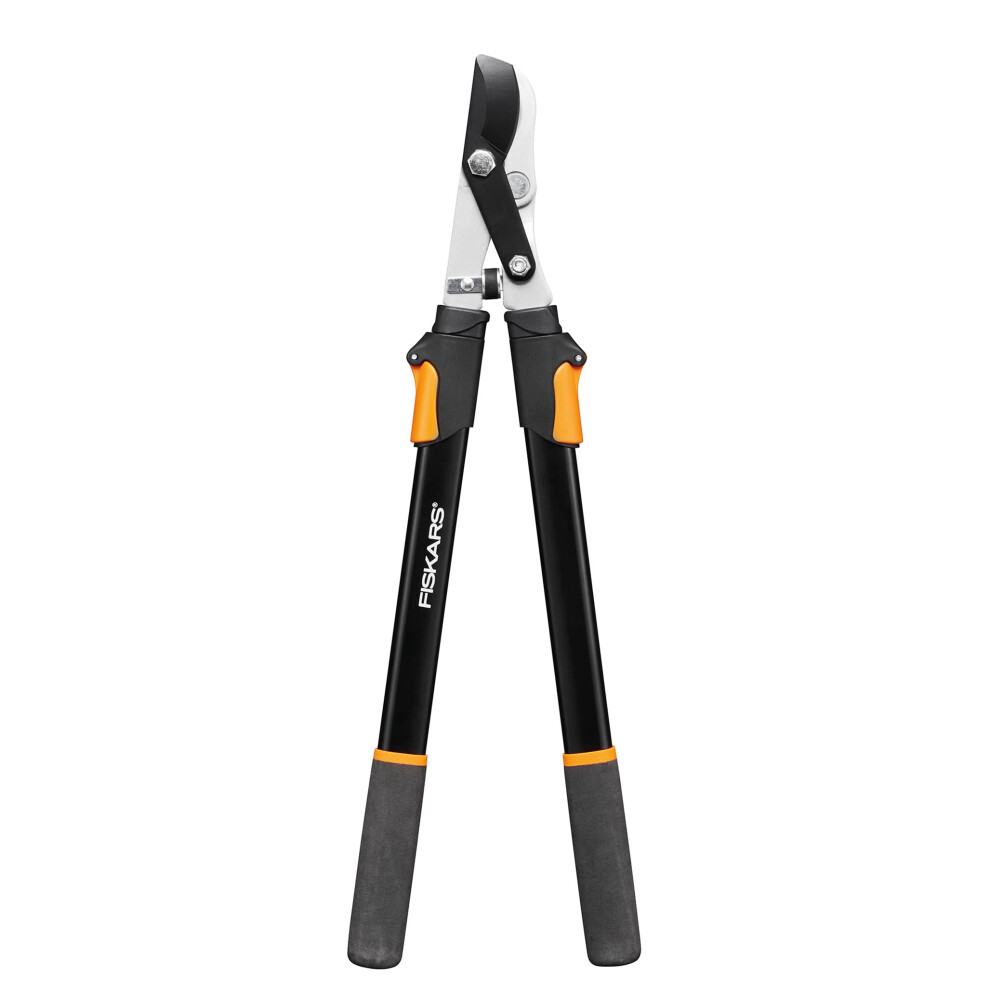 Fiskars SmartFit Hedge Shear HS86, Telescopic, Non-stick coating, High-quality steel blades, Length: 68 - 93 cm, Black/Orange, 1013565