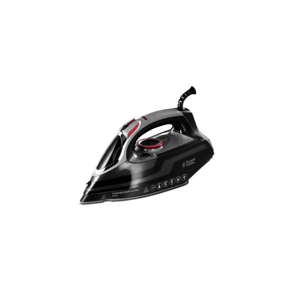 Russell Hobbs Powersteam Ultra 3100 W Vertical Steam Iron 20630 - Black and Grey