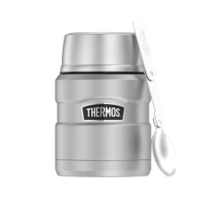 Stainless King Food Jar 0,47l Matte Stainless Steel