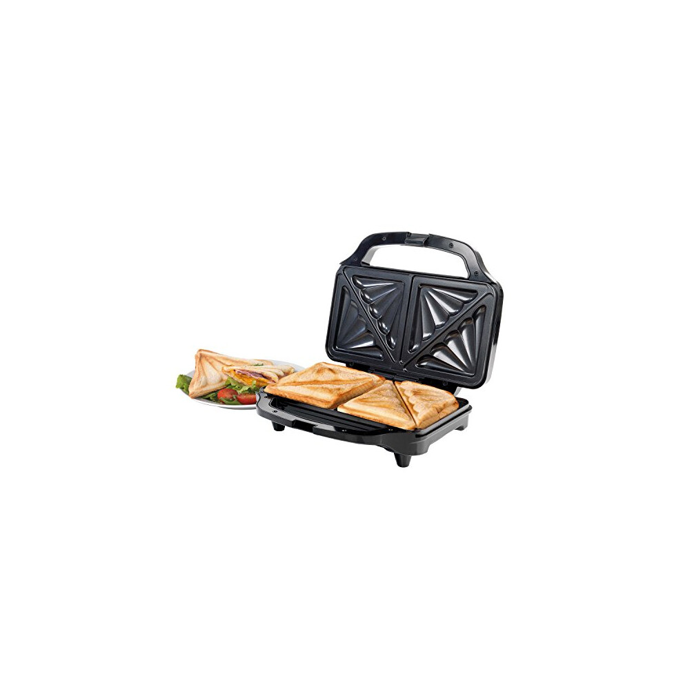 Salter EK2017T Deep Fill Toastie Maker ? XL Sandwich Toaster Press With Non-Stick Hot Plates, For 2 Toasted Sandwiches, 4 Slice, Easy Clean, Cool