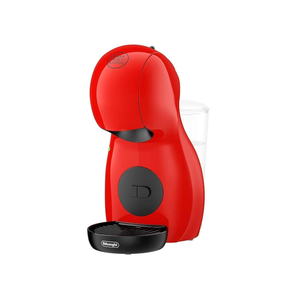 Nescaf? Dolce Gusto DeLonghi Piccolo XS Pod Capsule Coffee Machine, Espresso, Cappuccino and more, EDG210.R,0.8 liters, Red and Black EDG 210.R
