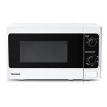Toshiba 800w 20L Microwave Oven with Function Defrost and 5 Power Levels, Stylish Design ? White - MM-MM20P(WH)
