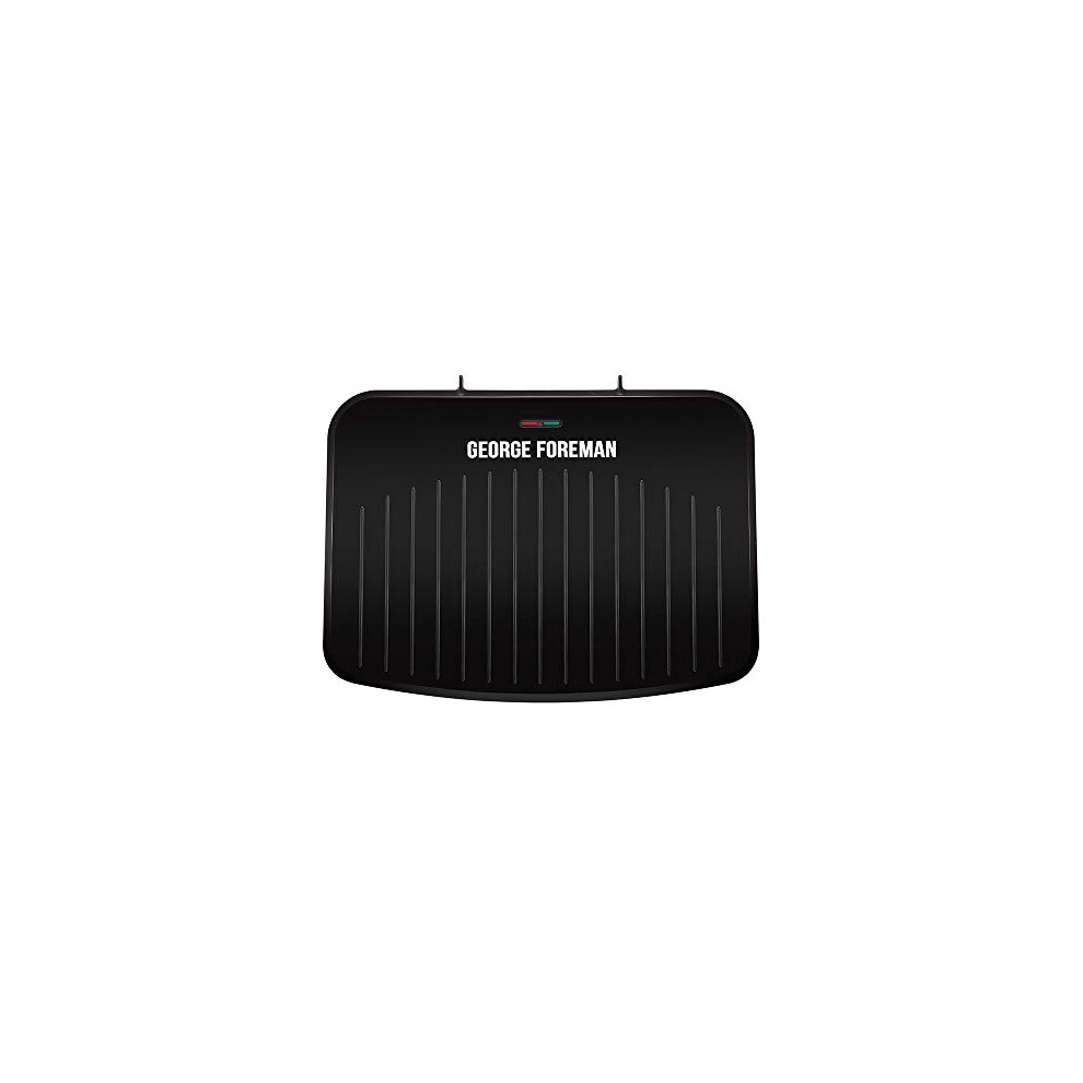 George Foreman 25820 Large Fit Grill - Versatile Griddle, Hot Plate and Toastie Machine with Improved Non-Stick Coating and Speedy Heat Up, Black