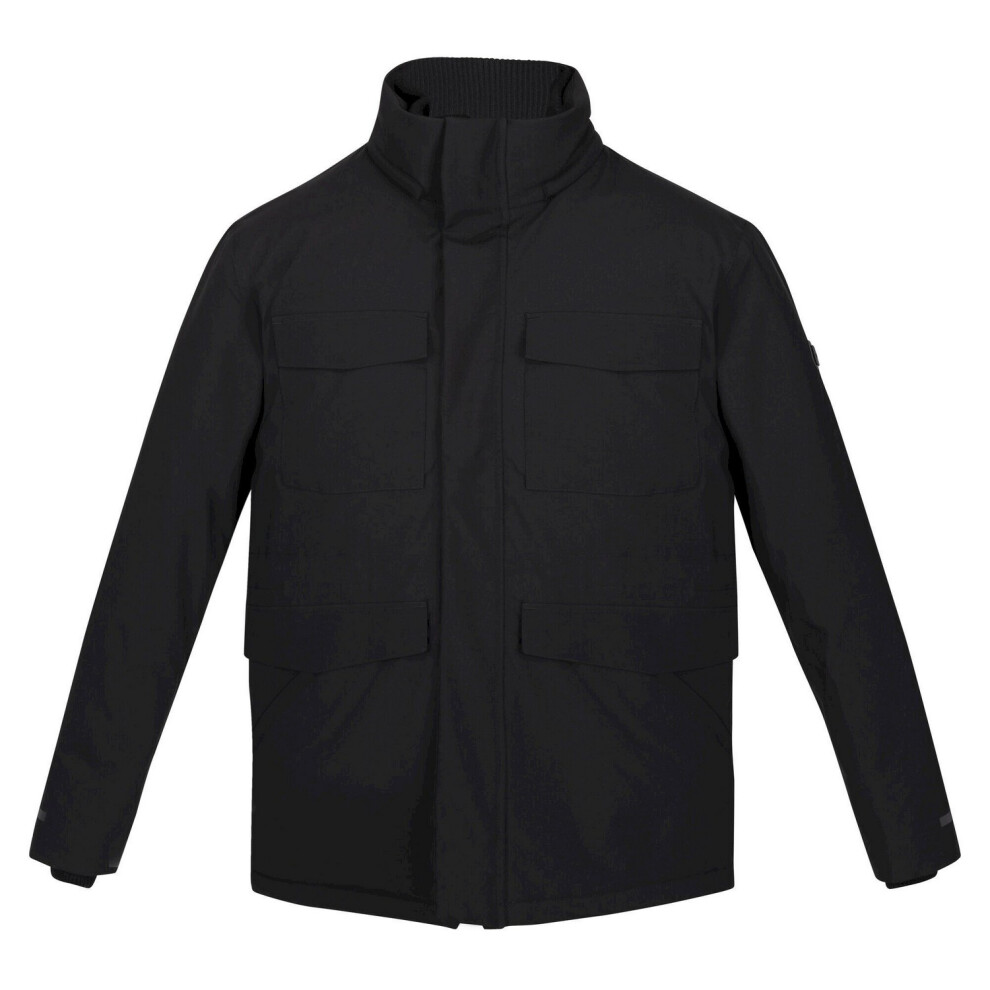 (S, Black) Regatta Mens Edin Waterproof Jacket