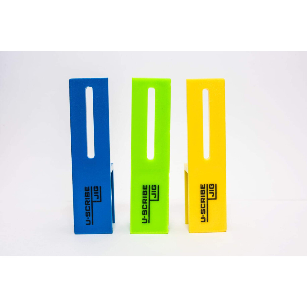 U-Scribe Jig Installers Set - Woodworking & Carpentry Jig Set - Makes Scribing Fillers, Toe Kicks And Ceiling Scribes Easy, Ideal For Carpenters, 5051217131013