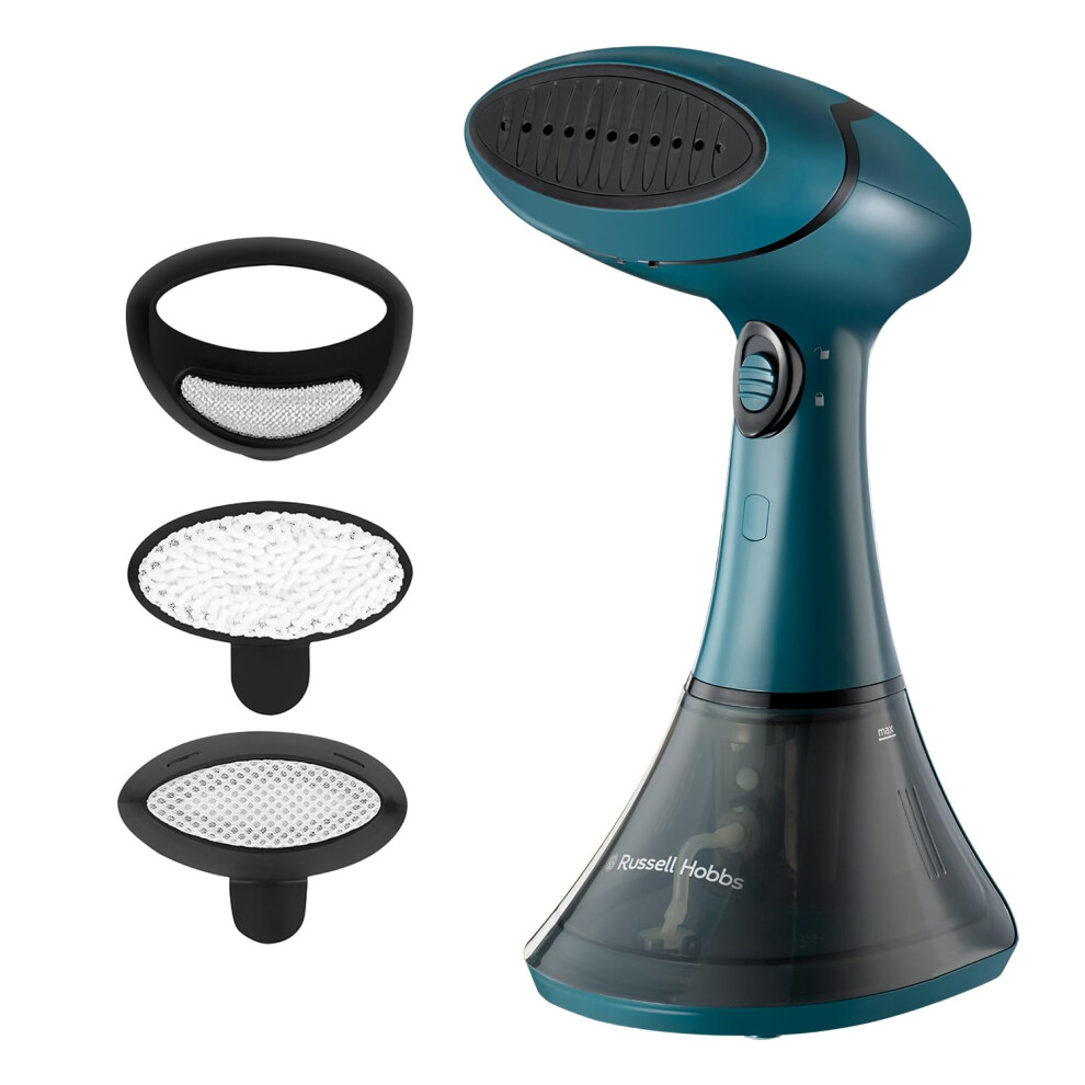 Russell Hobbs Steam Genie Handheld Clothes Steamer, No Ironing Board Needed, Ready to Use in 45s, Power Indicator, Auto-Off, 200ml Removable Water