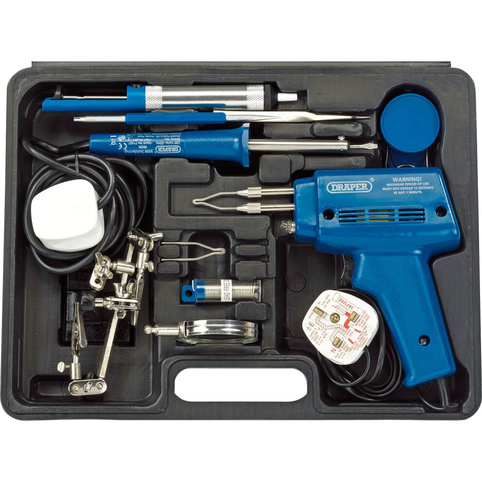 Draper 71421 230-Volt Soldering Kit, Blue