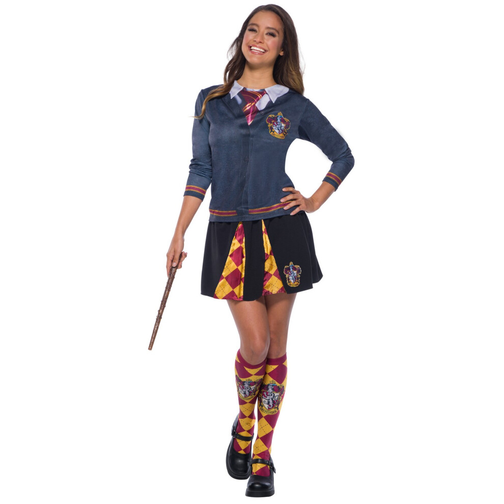 (L, Blue) Harry Potter Womens/Ladies Gryffindor Costume Top