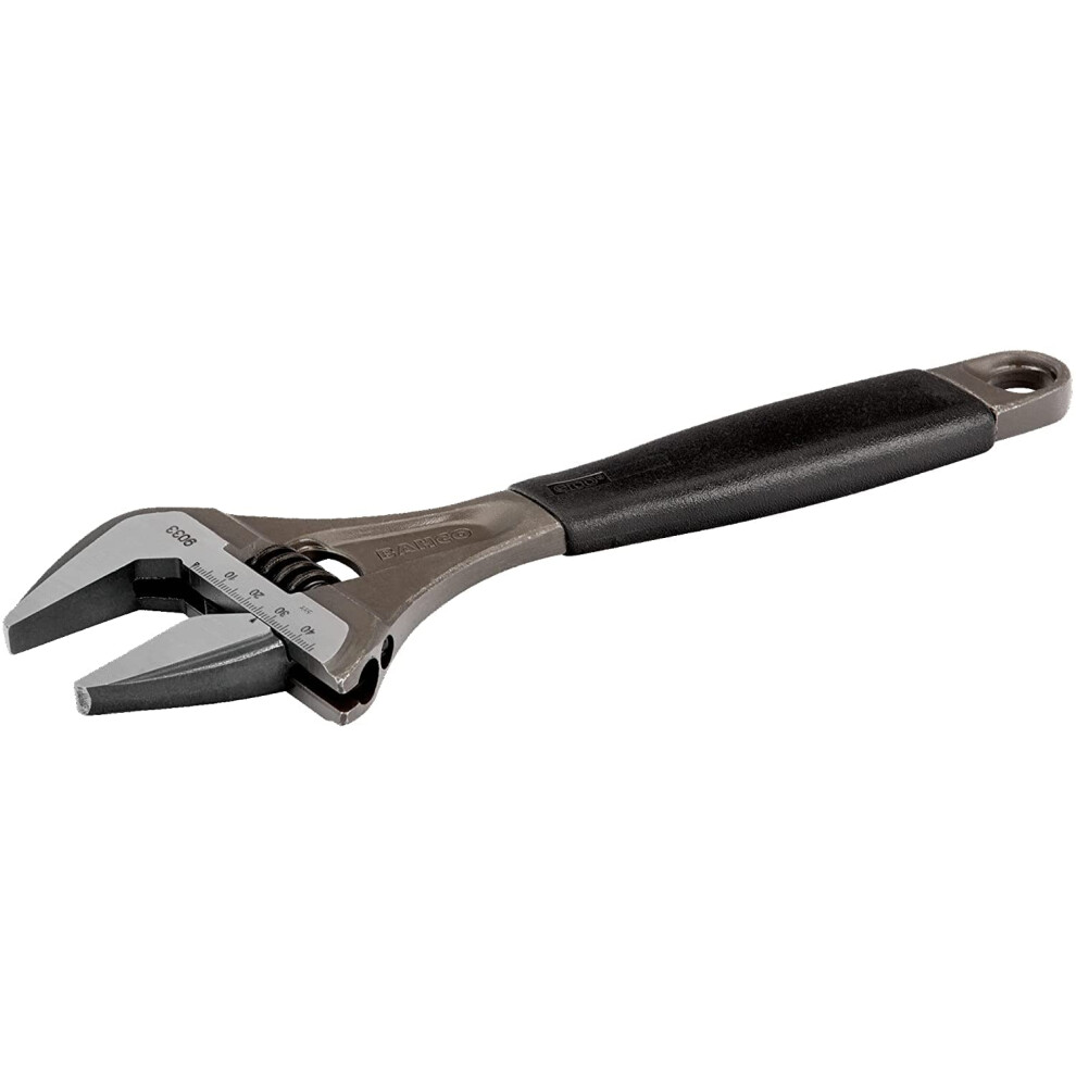 Bahco 9033 Extra Wide Jaw Adjustable Wrench, 270mm Length, Black