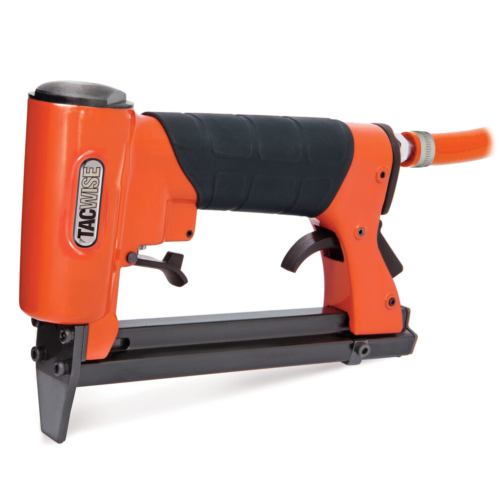 Tacwise A7116V Upholstery Air Stapler, Uses Type 71 / 4 - 16 mm Staples, Orange / Black