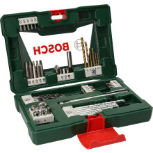 Bosch 48 pcs. Titanium Drill and Screwdriver Bit Set V-Line (with Magnetic Rod, for Wood, Masonry and Metal, Accessories Drills and Screwdrivers)