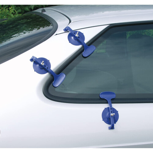 Sealey Sealey RE006 Suction Cup Clamp Set Trim Dents Panels Puller Glass Adjustable 6Pc 2