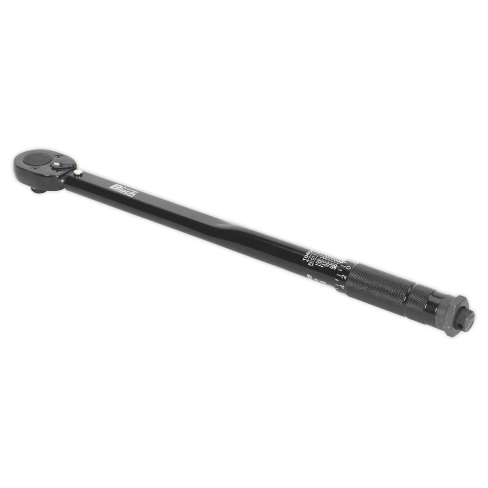 Sealey Ak624b Micrometer Torque Wrench 1/2In Sq Drive Calibrated Black Series