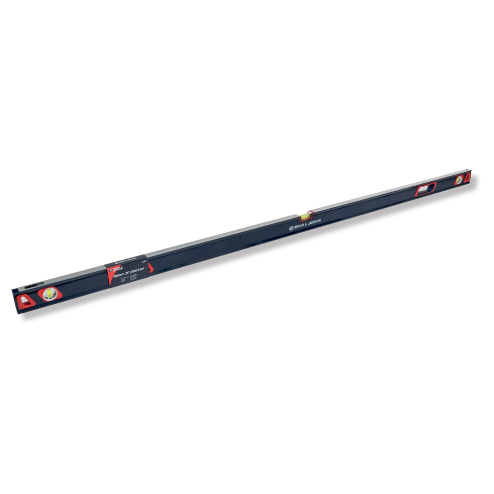 Spear & Jackson SL2000 Spirit Level, Blue and Red, 2000 mm (78 Inch)