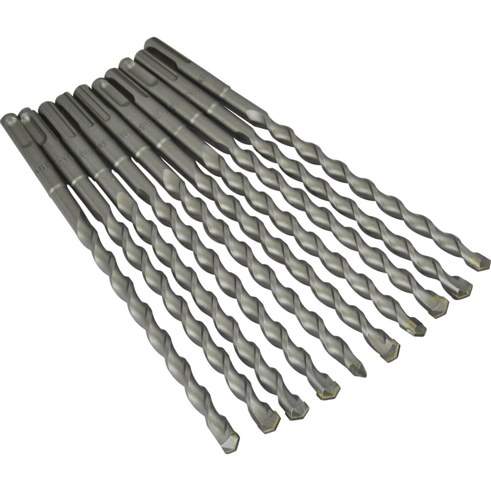 Faithfull Faisds10210b Sds Masonry Drill Bit 10 Mm X 150 Mm Wl X 210 Mm - Bulk Pack Of 10
