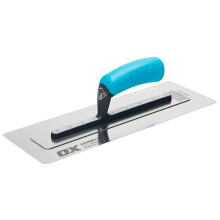 OX Pro Semi Flex Stainless Steel Trowel 14in / 355 x 125 mm