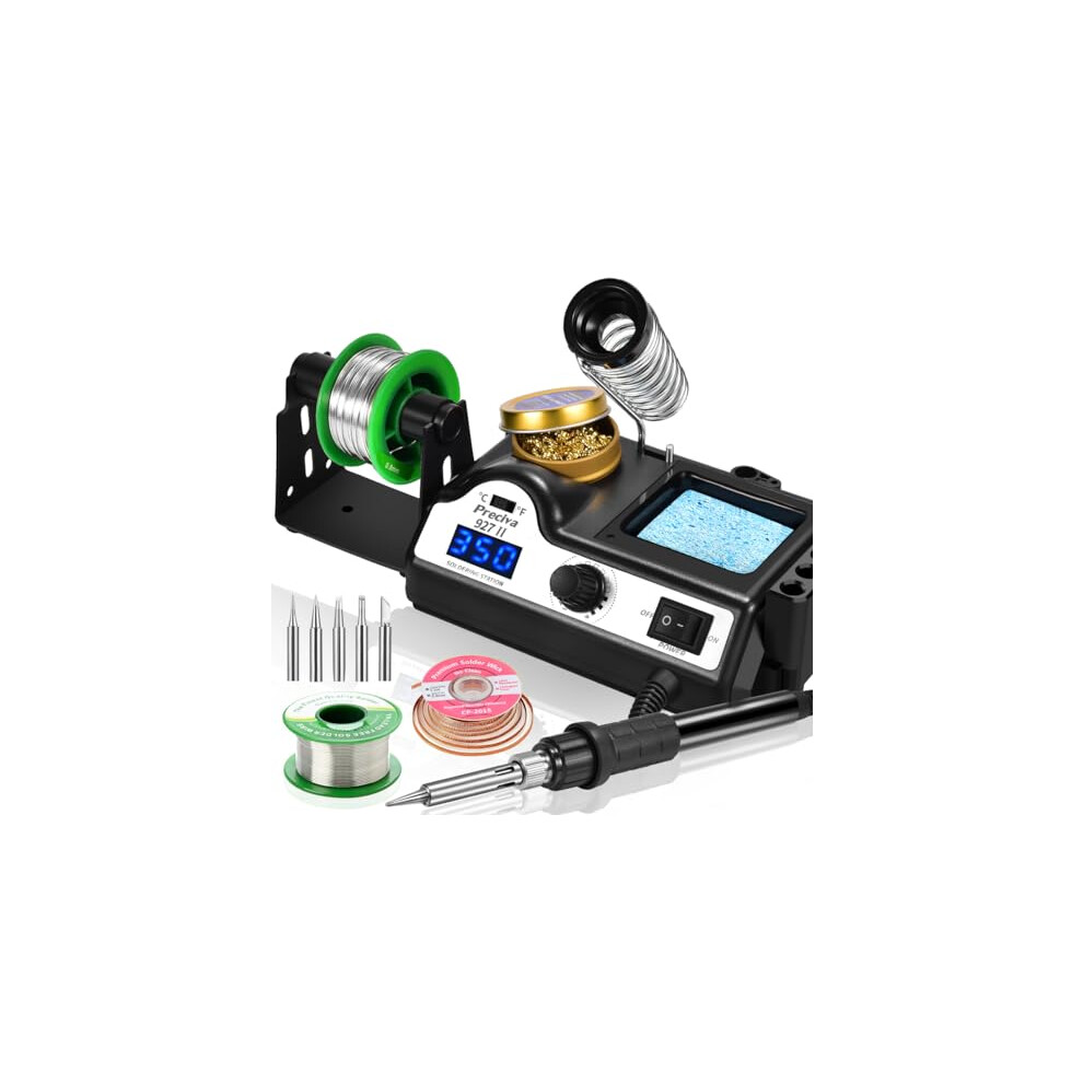 Preciva Soldering Iron Station, 60W Professional Digital Soldering Station, 90-480? Temperature Adjustable Repair Tool Kit With Soldering Tips, Solder 5051217136506