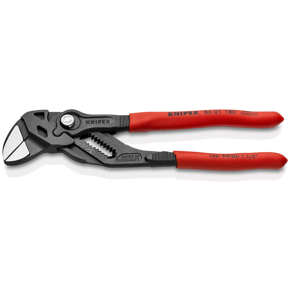 KNIPEX Tools - Pliers Wrench, Black Finish (8601180), 7 1/4-Inch