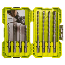Ryobi RAK08SDS2 SDS+ Masonry Bit Set (8 Piece)