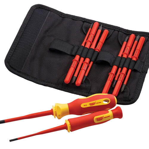 Draper Draper 12 Piece Interchangeable Screwdriver Set | XP1000 Extra Slim | Portable Set with Case | 70867 2