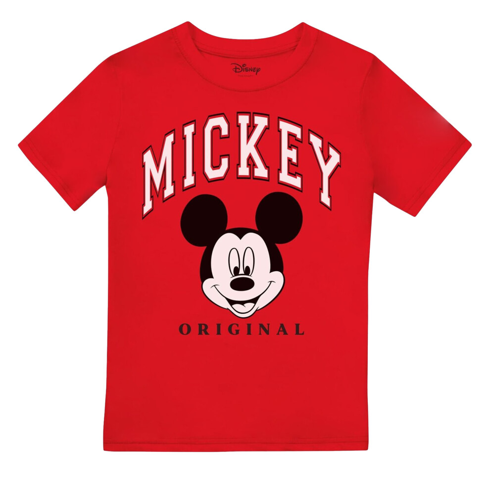 (3-4 Years, Red) Disney Boys Original Mickey Mouse T-Shirt