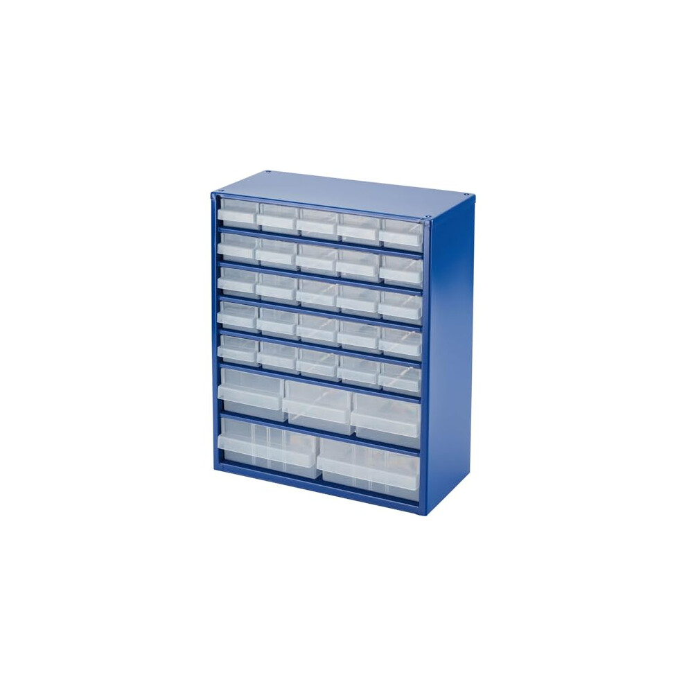 Draper 30 Compartment Storage Cabinet | Multi Drawer Garage, Shed and Home Organiser | Steel Frame Craft Storage | 89470
