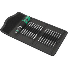 Wera Kraftform Kompakt 60 Bit-Holding screwdriver & Bit Set, PH/PZ/SL/TXBO/HEX, 17pc, 05059295001