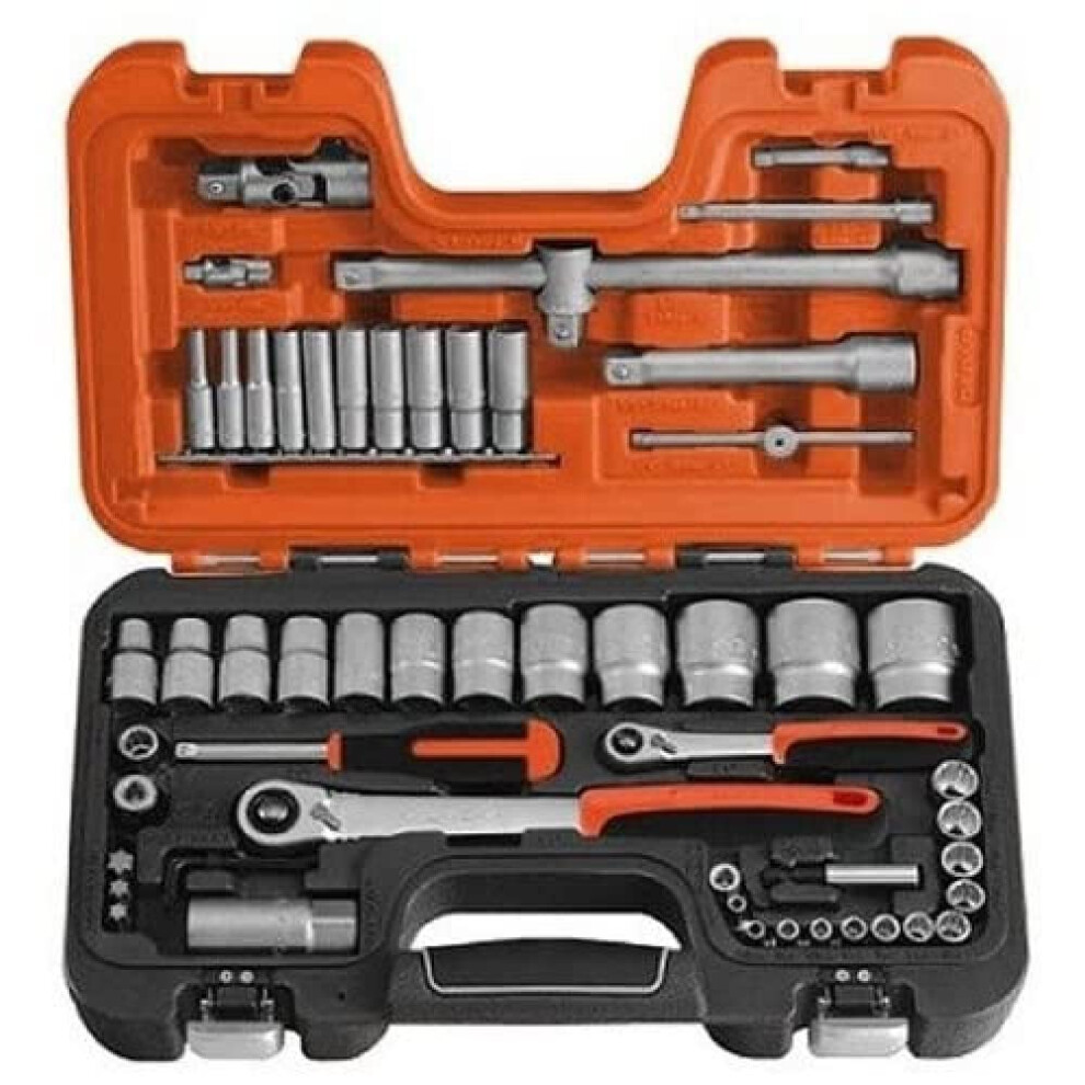 Bahco S560 0.25/ 0.5-inch Square Drive Met Socket Set