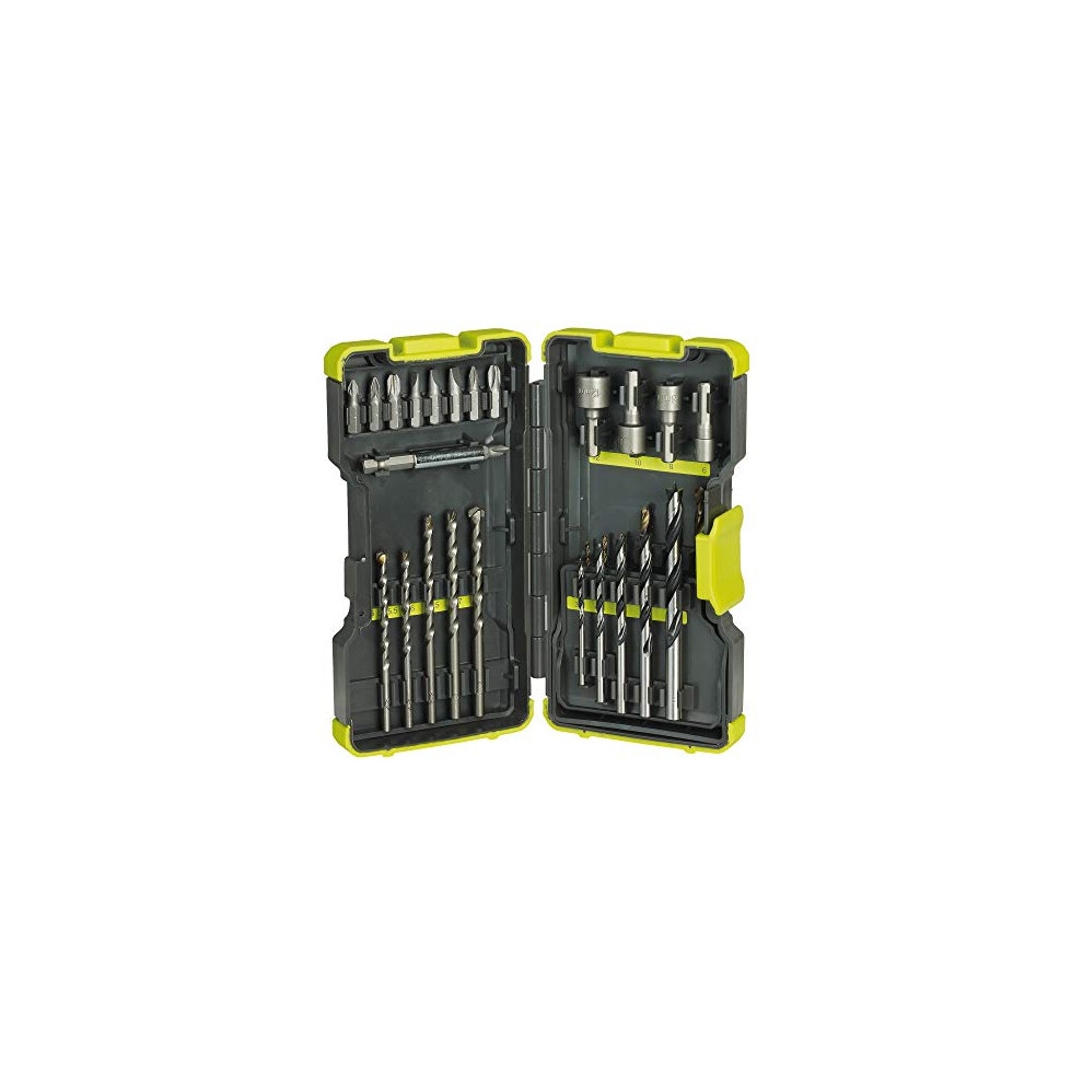 Ryobi RAK30MIX Mixed Drilling and Driving Bit Set, 30 Piece