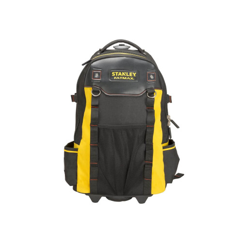 STANLEY STANLEY FATMAX Tool Backpack with Wheels, Extendable handle, Removable Tool Caddy, Separate Compartments For Tools, Includes Laptop/ Tablet Storage, 2