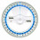 Helix 10cm Angle Measure Scale - Transparent (Pack of 25) 1