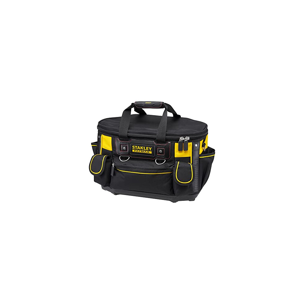 STANLEY FATMAX Round Top Rigid Tool Bag, Multifunctional Tool Storage Organiser, FMST1-70749