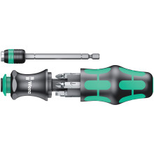 Wera 051019 Kraftform compact 20a bit set, black green