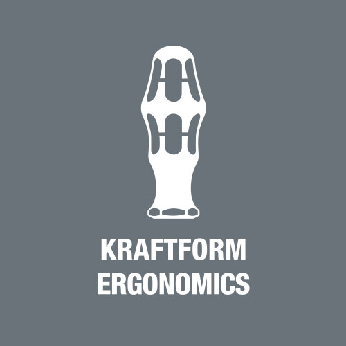 Wera Wera 051019 Kraftform compact 20a bit set, black green 2